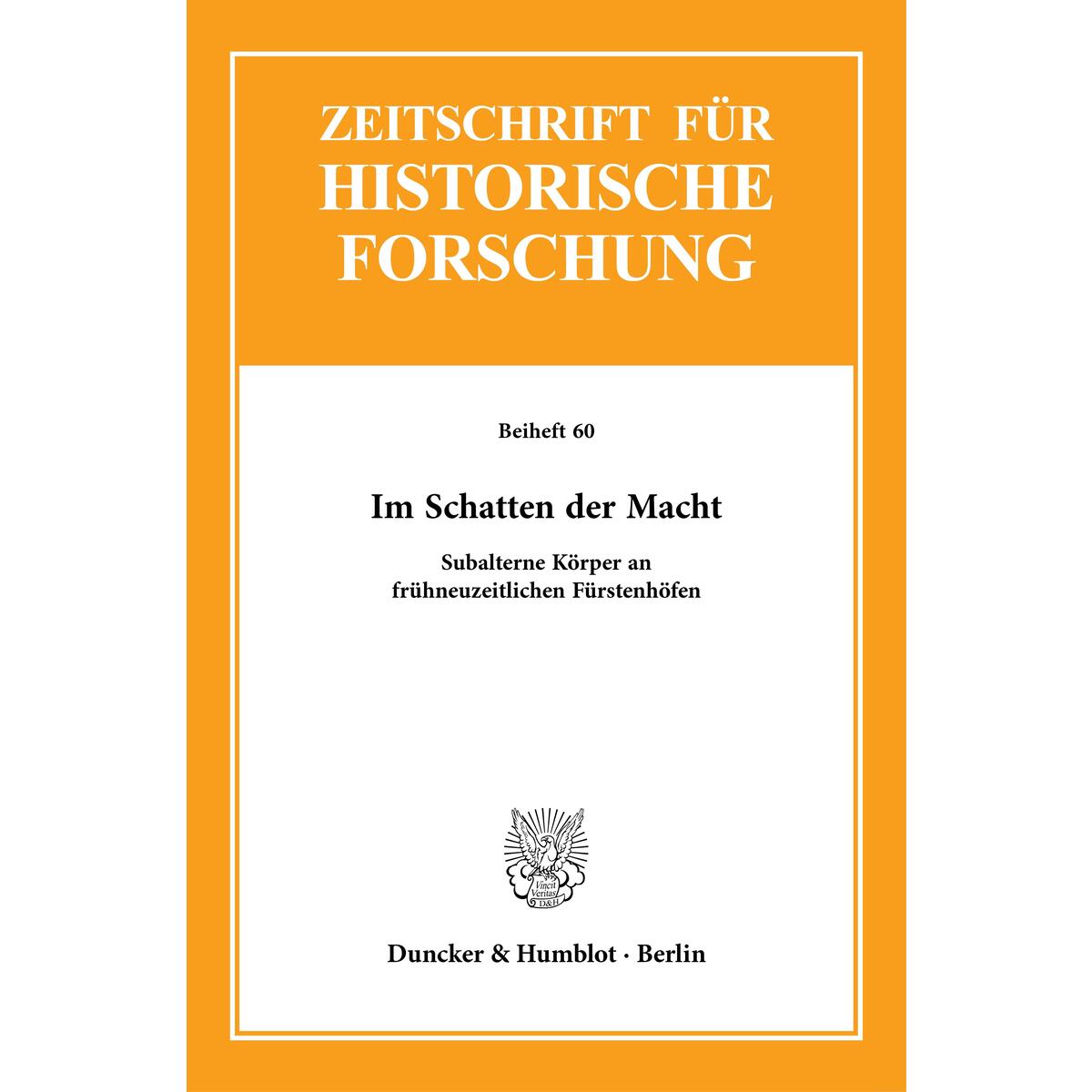 Im Schatten der Macht Im Schatten der Macht von Duncker & Humblot GmbH