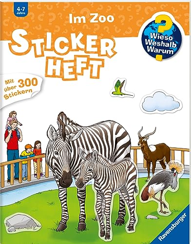 Wieso? Weshalb? Warum? Stickerheft: Im Zoo: Mit über 300 Stickern