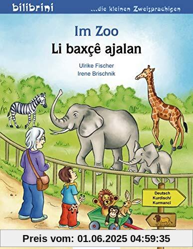 Im Zoo: Kinderbuch Deutsch-Kurmancî/Kurdisch