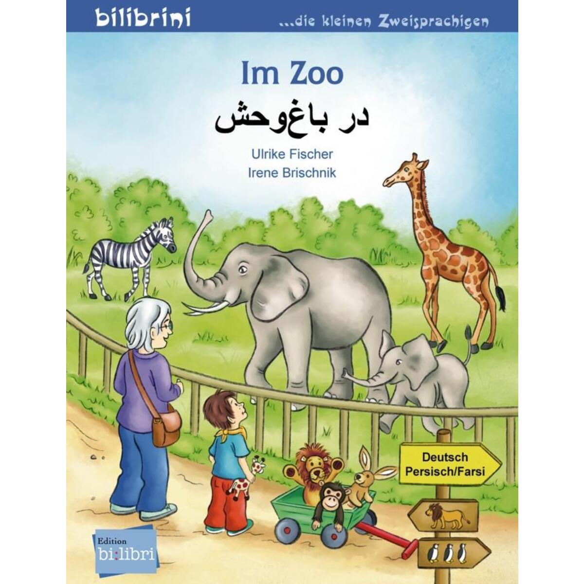Im Zoo. Kinderbuch Deutsch-Persisch/Farsi von Hueber Verlag GmbH
