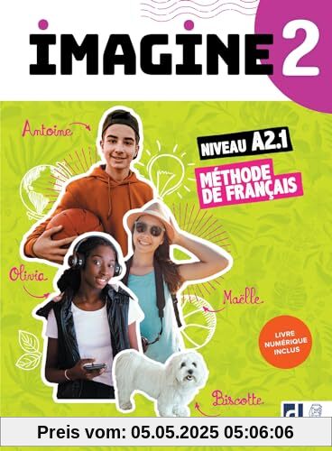 Imagine: Livre de l'eleve 2 + livre numerique + didierfle.app