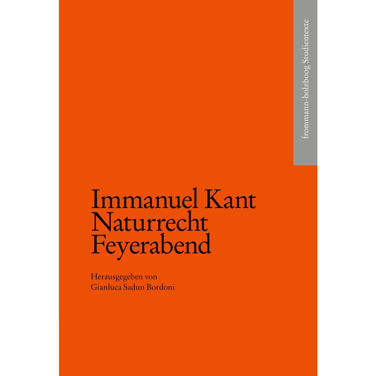 Immanuel Kant: Naturrecht Feyerabend von frommann-holzboog