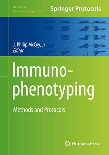Immunophenotyping: Methods and Protocols (Methods in Molecular Biology, 2032, Band 2032) von Humana