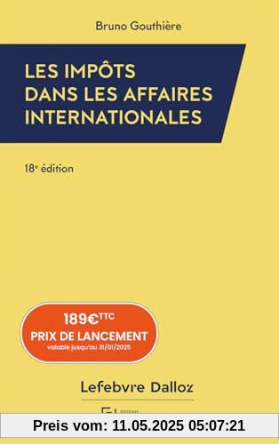 Impôts dans les affaires internationales 2025: 30 études pratiques
