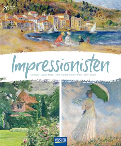 Impressionisten 2026: Kunstkalender mit Werken aus dem Impressionismus. Großer Wandkalender mit Meisterwerken der Epoche. Format: 45,5 x 55 cm. Impressionisten 2026: Kunstkalender mit Werken aus dem Impressionismus. Großer Wandkalender mit Meisterwerken der Epoche. Format: 45,5 x 55 cm. von Korsch Verlag