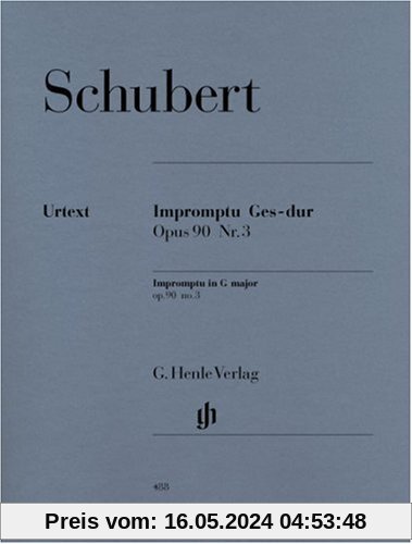 Impromptu Ges-Dur Op 90/3 d 899. Klavier