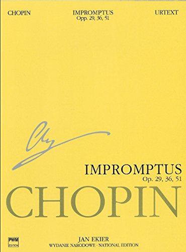 Impromptus Op. 29, 36, 51: Chopin National Edition (Series A: Works Published During Chopin's Lifetime, 3, Band 3)