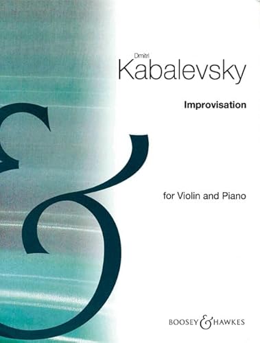 Improvisation: op. 21. Violine und Klavier. von BOOSEY & HAWKES