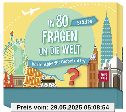 In 80 Fragen um die Welt - Städte: Kartenspiel für Globetrotter In 80 Fragen um die Welt - Städte: Kartenspiel für Globetrotter