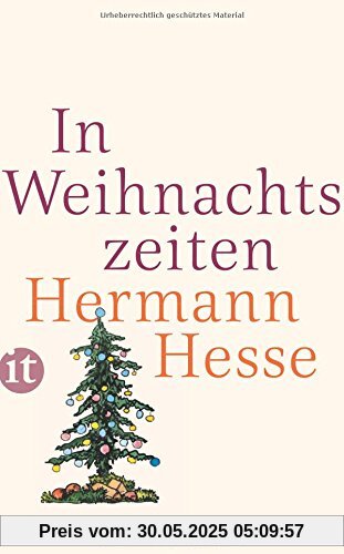 In Weihnachtszeiten: Betrachtungen, Gedichte und Aquarelle des Verfassers (insel taschenbuch)