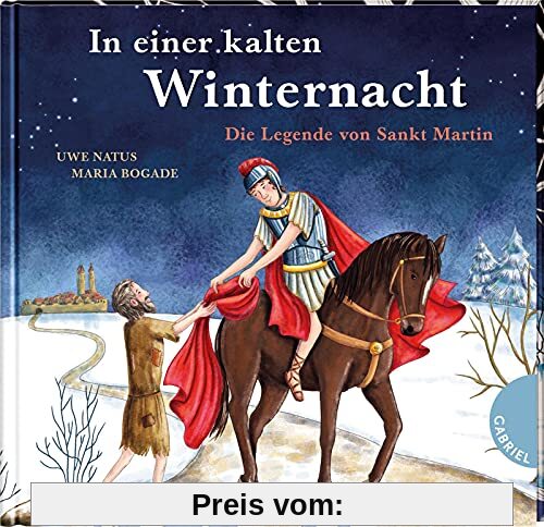In einer kalten Winternacht: Die Legende von Sankt Martin | Mini-Bilderbuch in Reimen