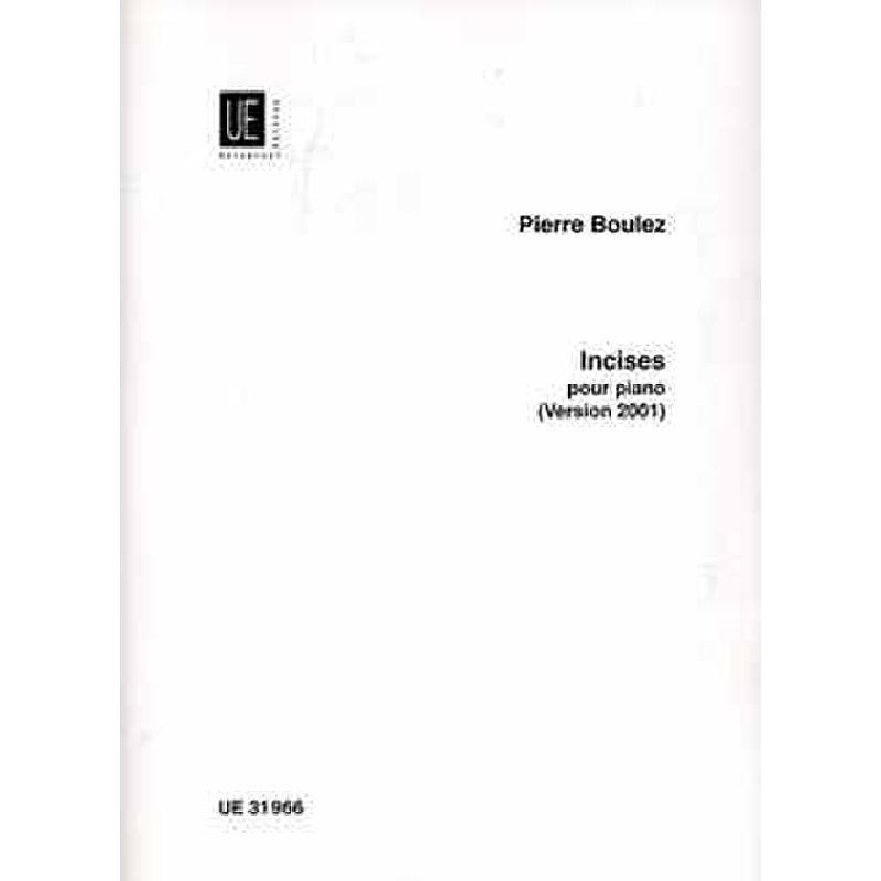 Incises for piano