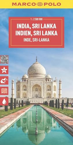 India, Sri Lanka, Nepal, Bangladesh 1:2.500.000 (Carte stradali Marco Polo) von Marco Polo
