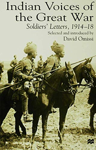 Indian Voices of the Great War: Soldiers' Letters, 1914-18 von MACMILLAN
