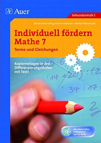 Individuell fördern Mathe 7 Terme und Gleichungen: Kopiervorlagen in drei Differenzierungsstufen mit Tests (7. Klasse)