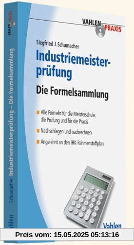 Industriemeisterprüfung: Die Formelsammlung