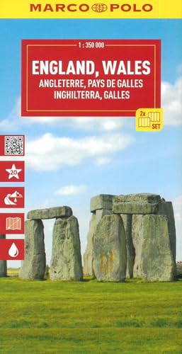 Inghilterra, Galles 1:350.000 (Carte stradali Marco Polo) von Marco Polo