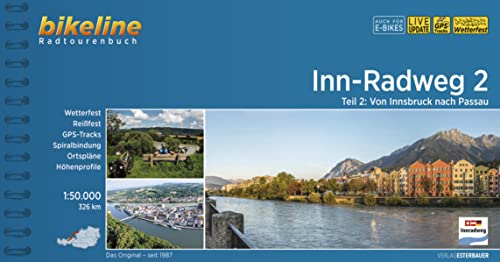 Inn-Radweg / Inn-Radweg 2: Von Innsbruck nach Passau. 1:50.000, 326 km