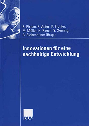 Innovationen für eine nachhaltige Entwicklung von Deutscher Universitätsverlag