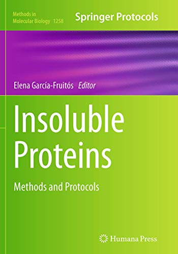 Insoluble Proteins: Methods and Protocols (Methods in Molecular Biology, Band 1258) von Humana