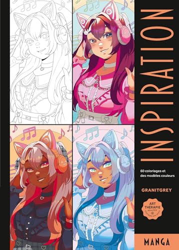 Inspiration - Manga: 60 coloriages et des modèles couleurs von HACHETTE HEROES
