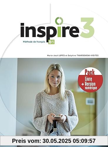 Inspire 3 - Pack - Livre + Version numerique: Pack Livre + Version numérique