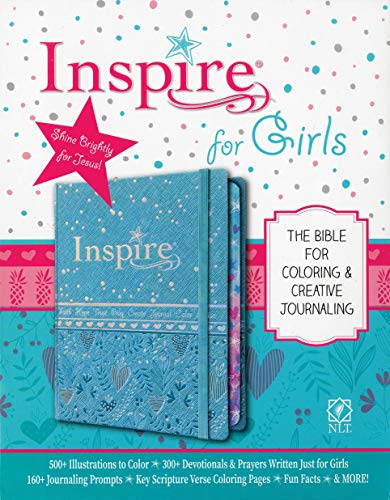 Inspire Bible for girls: New Living Translation, The Bible for Coloring & Creative Journaling