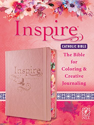 Inspire Catholic Bible: New Living Translation, Creative Journaling, Pink Dove
