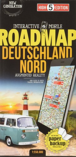 Interactive Mobile ROADMAP Deutschland Nord: Strassenkarte Deutschland Nord 1:550 000: Strassenkarte Deutschland Nord 1:550 000. New Generation (High 5 Edition ROADMAP Collection)