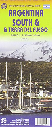 International Travel Map ITM Argentina South & Tierra del Fuego: Ushuaia von ITM International Travel Maps