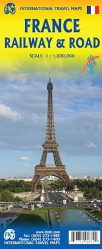 International Travel Map ITM France Railway & Road Map: doppelseitig, waterproof International Travel Map ITM France Railway & Road Map: doppelseitig, waterproof von International Travel Maps