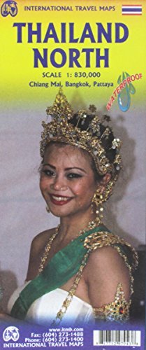 International Travel Map ITM Thailand North: Topographische Karte von ITM Internationanl Travel Maps
