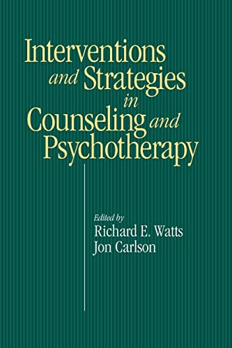 Intervention & Strategies in Counseling and Psychotherapy von Taylor & Francis
