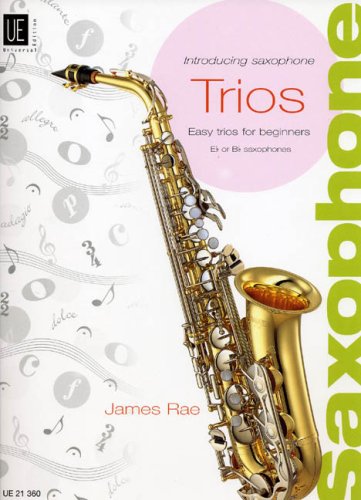 Introducing Saxophone - Trios: Easy trios for beginners. 3 Saxophone SAT variabler Stimmensatz (4 Stimmen in SAT). Partitur und Stimmen.