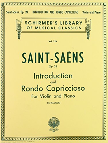 Introduction and Rondo Capriccioso, Op. 28: Schirmer Library of Classics Volume 224 Violin and Piano (Schirmer Library of Classics, 224)