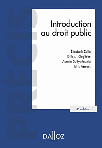 Introduction au droit public 3ed von DALLOZ