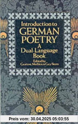 Introduction to German Poetry: A Dual-Language Book (Dual-Language Books)