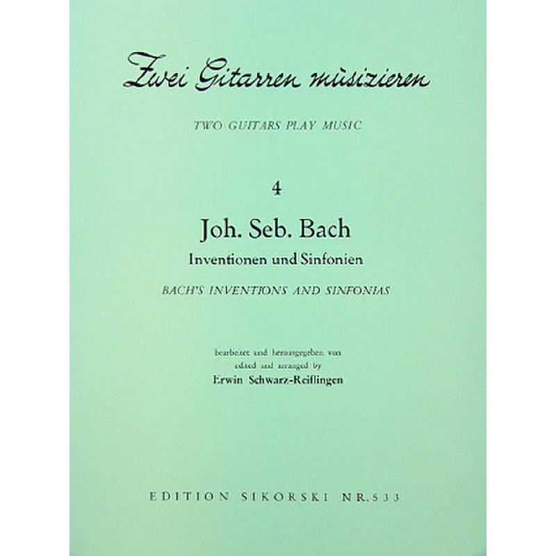 Inventionen + Sinfonien BWV 772-801