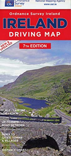 Ireland Driving Map (Irish Maps, Atlases & Guides) von ORDNANCE SURVEY
