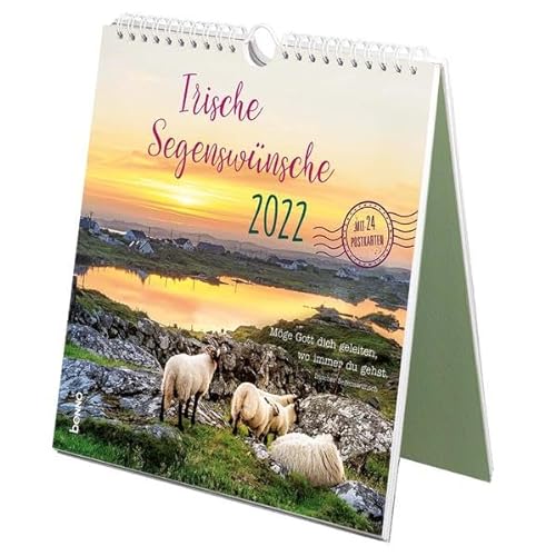 Irische Segenswünsche 2024: mit 24 Postkarten von St. Benno Verlag GmbH