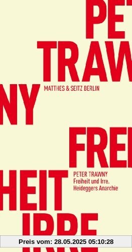 Irrnisfuge: Heideggers Anarchie (Fröhliche Wissenschaft)
