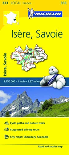 Isere, Savoie - Michelin Local Map 333: Map (Mapas Local Michelin, Band 333)