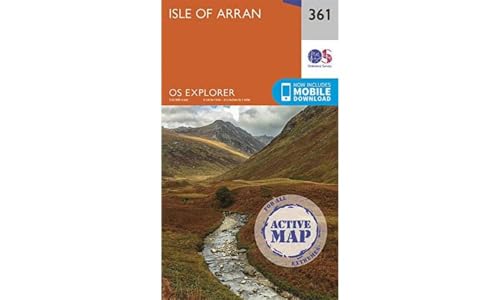 Isle of Arran (OS Explorer Active Map, Band 361)