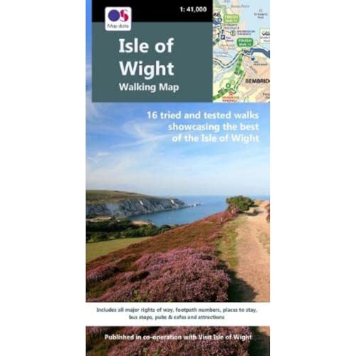 Isle of Wight Walking Map: 16 tried & tested walks showcasing the best of the Isle of Wight