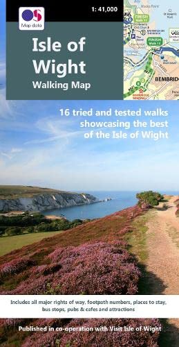 Isle of Wight Walking Map: 16 tried & tested walks showcasing the best of the Isle of Wight
