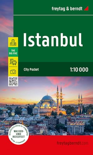 Istanbul, Stadtplan 1:10.000, freytag & berndt: City Pocket, Innenstadtplan, wasserfest und reißfest (freytag & berndt Stadtpläne) von Freytag-Berndt und ARTARIA