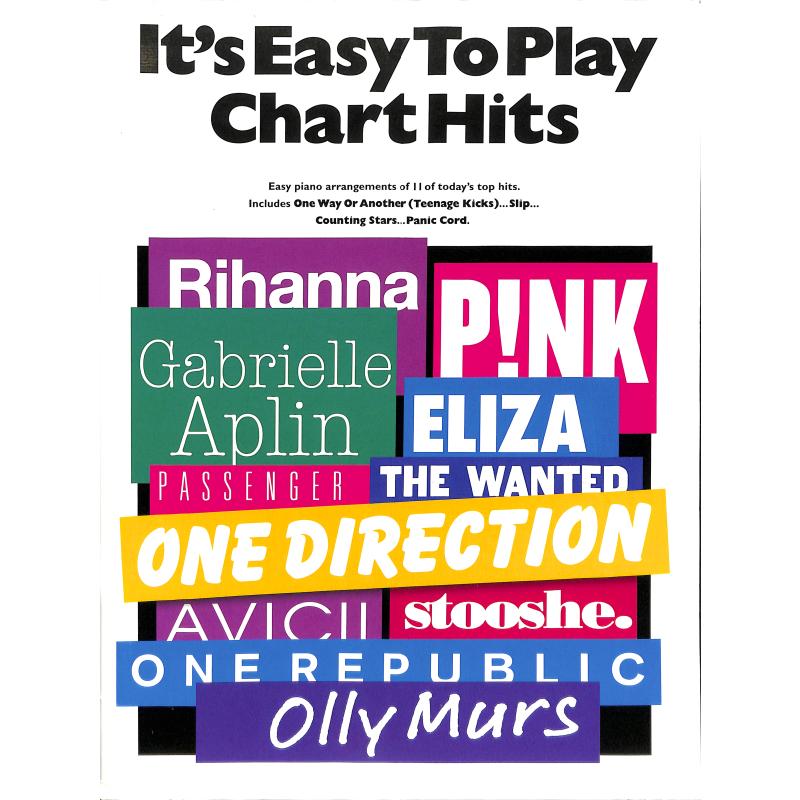 It's easy to play chart hits It's easy to play chart hits