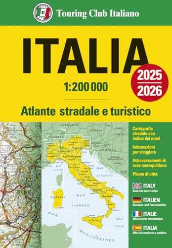 Italy atlas - atlante stradale 2025/2026 von Touring