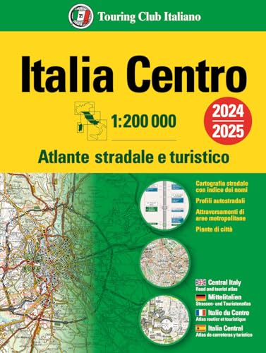 Italy Central atlas - atlante stradale Centro von Touring
