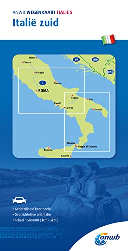 Italy South road map (5) (Wegenkaart, Band 5)